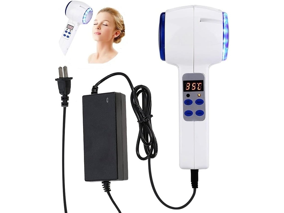 Instrumento Masaje Martillo Doble Cabezal Spa Facial Frío y Caliente Antiarrugas Estiramiento de la Piel Levantamiento y Reducción de Poros YEMAESRE