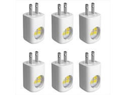 Juego de 6 luces nocturnas LED para enchufe de pared, con encendido automático al anochecer y al amanecer, iluminación ambiental. Rosewell
