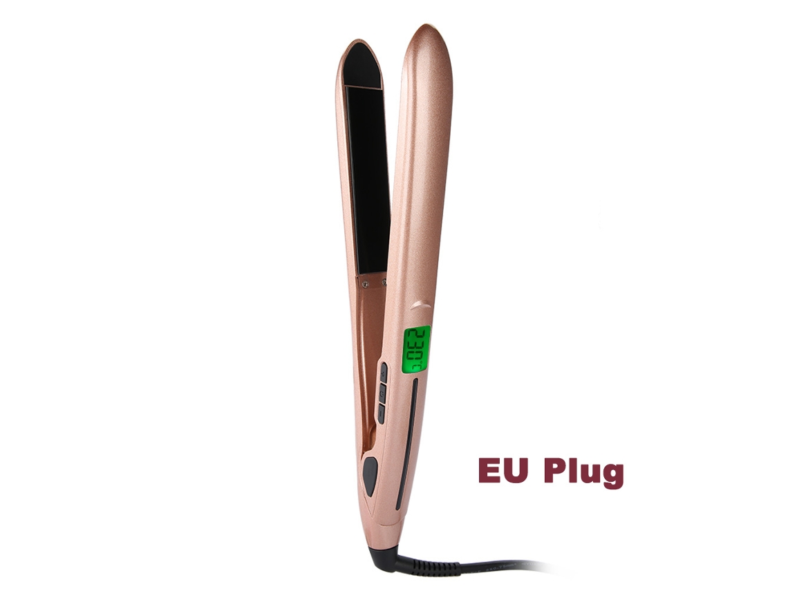 Plancha De Pelo Profesional Con Infrarrojos Y Iones Negativos Pantalla Lcd Herramientas De Peinado