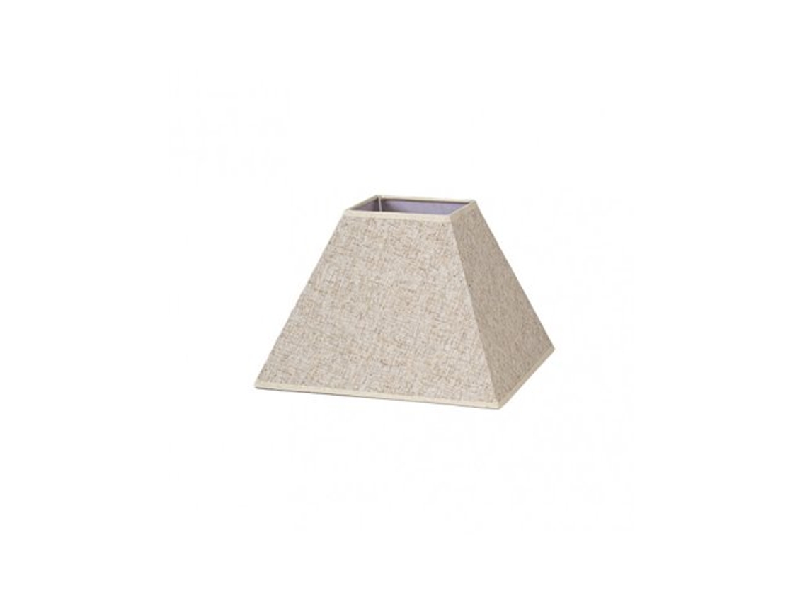 Pantalla Piramide Tenorio E27 Lino beige 35dx15dx25h