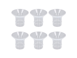 6 Insertos Para Embudos De Extractor De Leche Portátil Spectra, Compatibles Con Copas De 24 Mm, Tamaño 21 Mm, Silicona Líquida.
