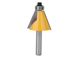 Fresa Biselada De 22,5° Con Rodamiento, Vástago De 8 Mm, Aleación Yg6, Para Madera Y Mdf - Herramienta De Carpintero
