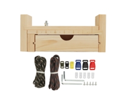 Yncm-kit De Jig Para Pulseras Madera Herramienta Tejer Manual