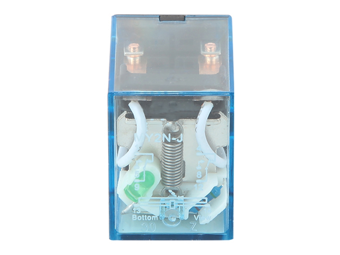 Yncm2026-10pcs Relé Electromagnético Intermedio My2n-j 8 Pines Dpdt 10a 24vdc