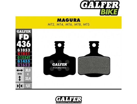 Pastillas de Freno GALFER Standard Magura Mts,Mt2,4,6,8