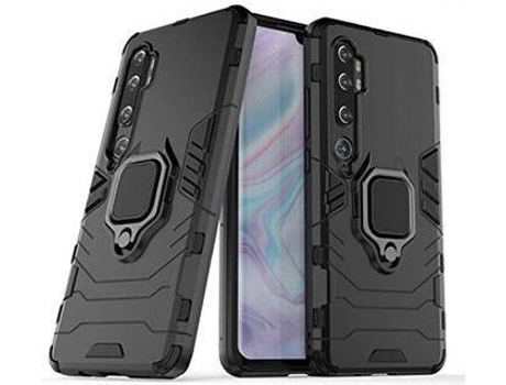 Kit Funda y Protector Xiaomi Mi Note 10 Lite Military Defender Negro