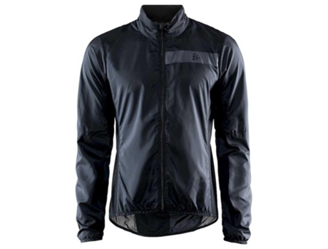 Abrigo para Hombre CRAFT Essence Light Wind Negro para Ciclismo (L)