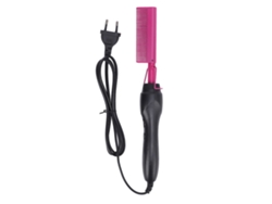 Peine Eléctrico 2 En 1 Para Alisar Y Rizar El Cabello, Calentamiento Rápido, Uso En Seco Y Húmedo, Enchufe Europeo 100-240v.