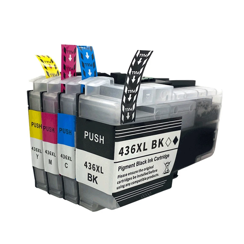 1set(kcmy)australia Lc436 Lc436xl Ink Cartridge For Brother Mfc-j4340dw Mfc J4440dw J4540dw J5855dw J5955dw J6555dw J6955dw J6957dw