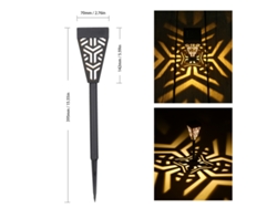 2026-lámparas De Jardín Solares Led Con Sensor, Ip44 Resistente Al Agua, Decorativas Para Jardín Patio (6 Unidades Luz Cálida)
