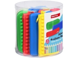 Bolsa Escolar SAFTA Pop It Multicolor Juego 12 Piezas