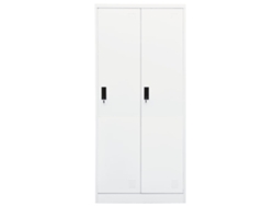 Armario 80x50x180 cm Acero Blanco MAISON EXCLUSIVE