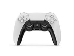 Gamepad Inalámbrico P4 (blanco) Con Joystick Bluetooth De 6 Ejes