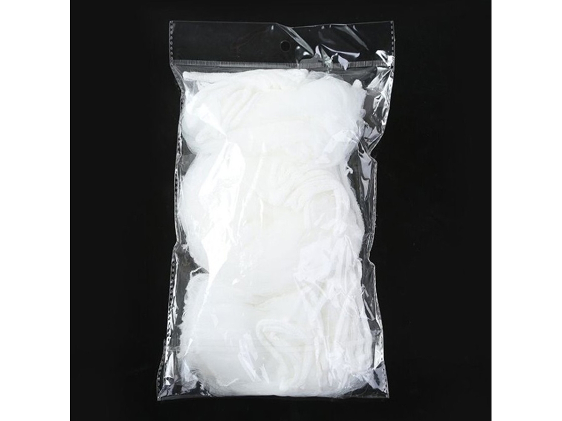 Bolsa de malla desechable para colador de fregadero de cocina, 100 unidades, de colores