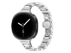 Correa de acero inoxidable para Samsung Galaxy Watch Ultra con cierre de mariposa delgado (47 mm)