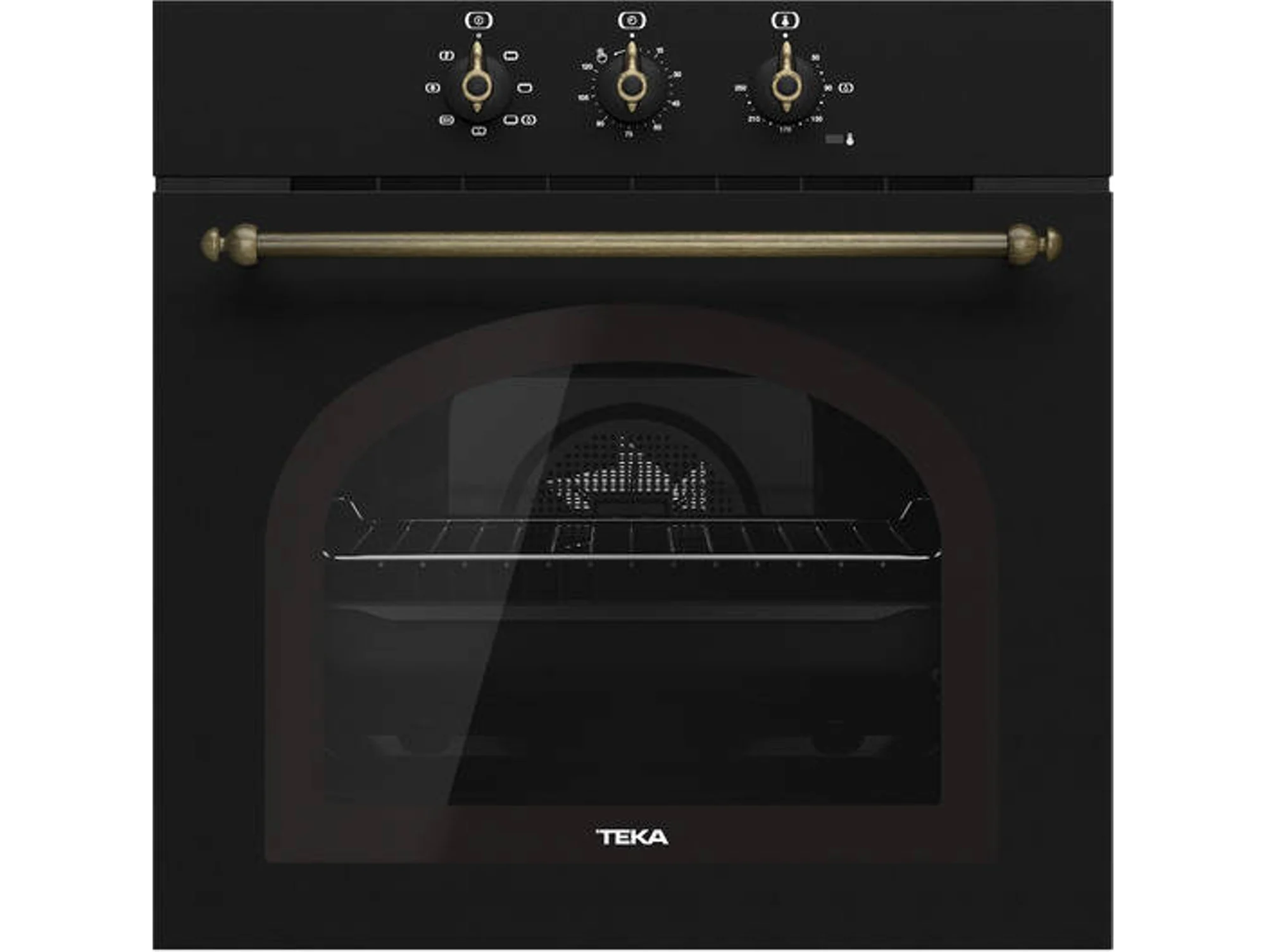 Horno TEKA HRB 6100 AT (70 L - 59.5 cm - Hidrolítico - Negro)