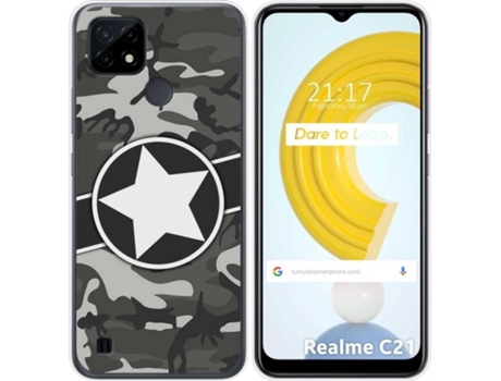 Carcasa Realme C21 TUMUNDOSMARTPHONE Camuflaje 02 Multicolor