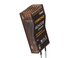 Receptor Rc De Telemetría De Rango Completo Dmond Rgh008 2.4 Ghz 8 Canales, Compatible Graupner Hott+sumd, Retorno Bidireccional Para Drones Rc