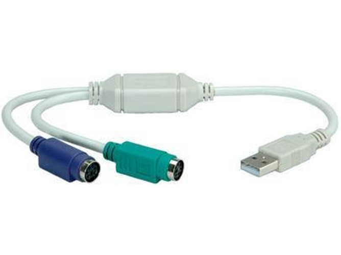 Adaptador de interfaz NILOX NX120200103 PS/2 USB Blanco