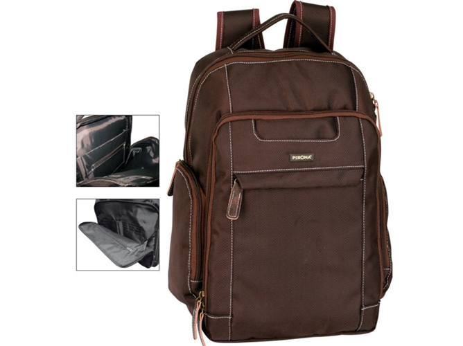 Mochila PERONA Ordenador Business New York 42Cm Marron