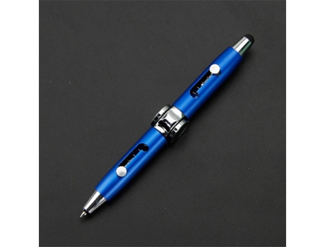 Juguete Desmontable Del Hilandero de La Pluma de La Persona Agitada Azul
