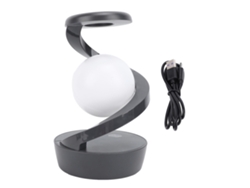 Lámpara De Mesa Flotante Giratoria Con Carga Inalámbrica, 15 W, Rgb, Control Inteligente, Ideal Como Regalo Para El Dormitorio.