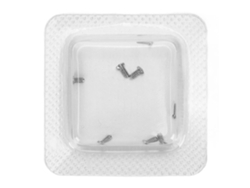 Tornillos para tapa de reloj Santos XS de acero inoxidable (8 unidades)