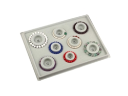 EIOORORRIY Tabuleiro De Design Para Pulseiras Com Contas Adesivas - Organizador De Contas Para Bijuterias Diy (contas Para Colares/pulseiras)