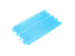 20pcs Anillos De Unión Plásticos De Hoja Suelta Con 30 Agujeros Para Papel A4 13mm Azules