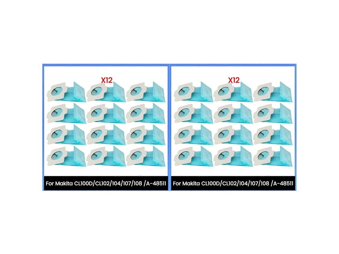 24pcs Dust Bags For Makita Cl100d/cl102/104/107/108 /a-48511 Vacuum Cleaner Parts Replacement Dust Bag Garbage Bag