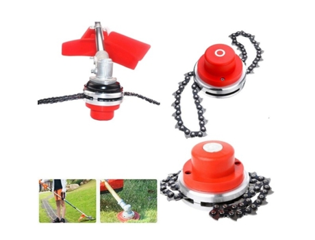 Cabezal de Recambio para Cortacésped de Cadena de Acero de 65 Mm TRADE SHOP TRAESIO