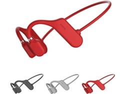 Auriculares de conducción ósea Bluetooth, auriculares estéreo de alta fidelidad inalámbricos con oído abierto y micrófono para deporte, Fitness, ciclismo y conducción de IKIKSO