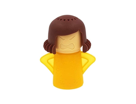 Limpiador de microondas - Limpiador de hornos de microondas Herramienta de equipo de limpieza a vapor de alta temperatura Amarillo ZMDECQNA