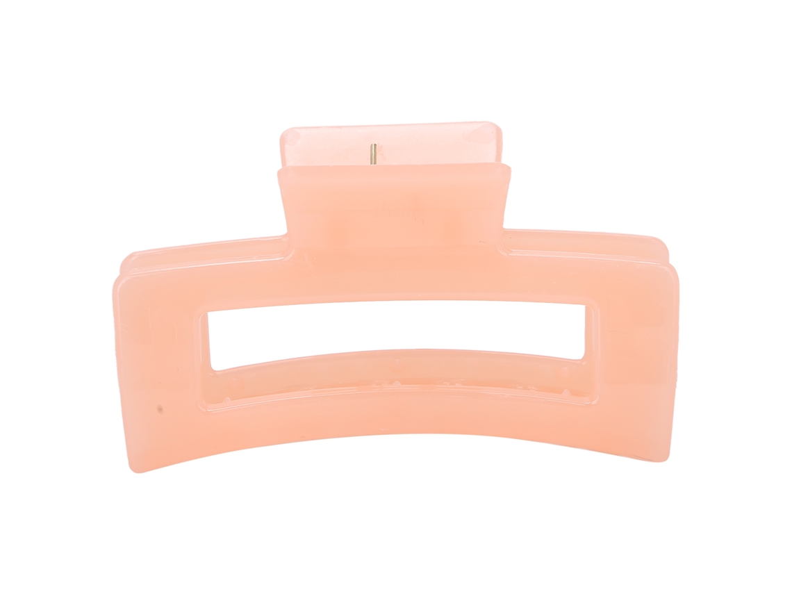 2026-pinça De Cabelo Antiderrapante Para Cabelo Grosso, Fino, Cacheado E Liso, Ferramenta De Penteado Cor Laranja Coral
