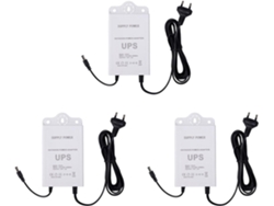 Fuente De Alimentación 3x 12v 2a Con Alimentación Interrumpible Para Router Wifi, Módem Y Cámara.