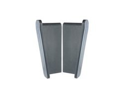 Renoplast, Deflector De Pared Para Perfil De Alero W35+ Negro | Derecha + Izquierda, Acabado De Terrazas Y Balcones