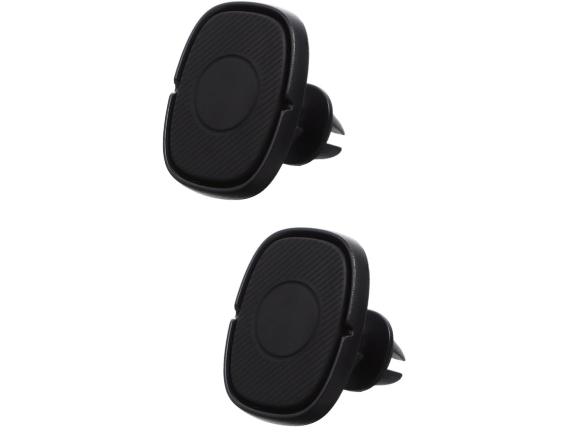 Juego De 2 Soportes Magnéticos Circulares Para Teléfono Para Rejilla De Ventilación.