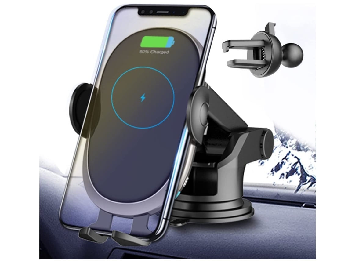 Cargador Carro Sem Sensor Rápido Sucção YIZHOOD Negro