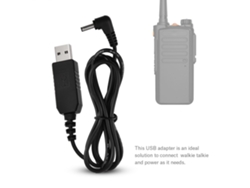 Adaptador de carga USB para transmisor de radio walkie-talkie