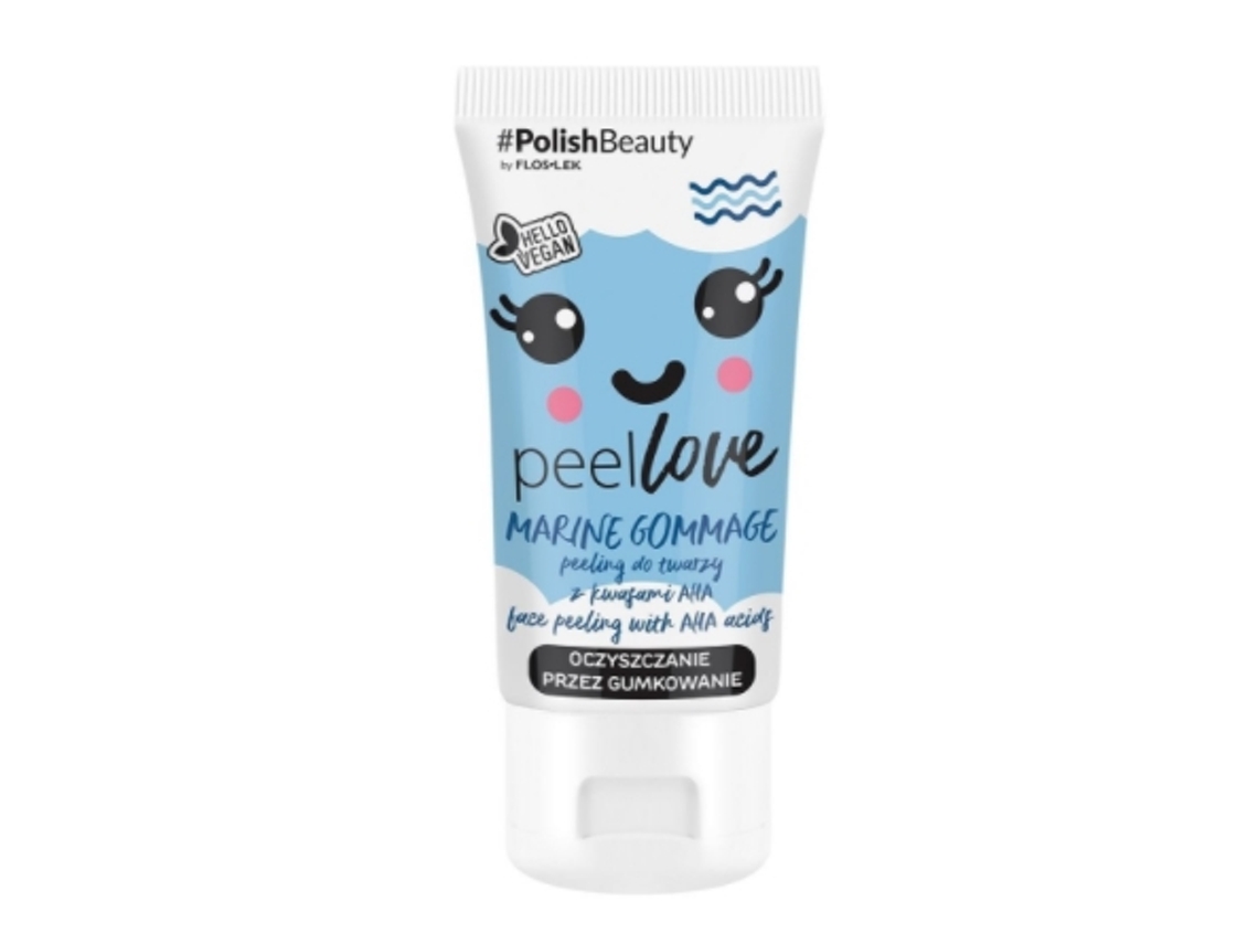 Flos Lek, Exfoliante Facial Marine Gommage, Con AHA, 75 Ml Floslek