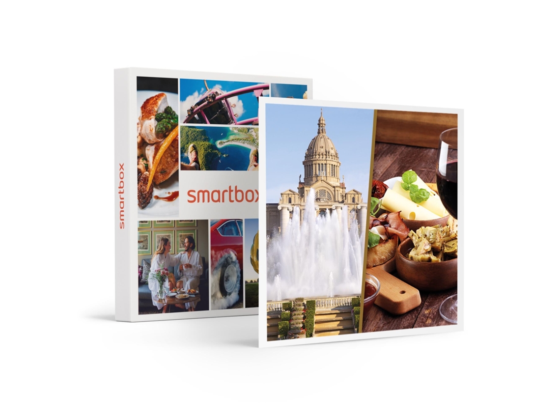 Caja Regalo SMARTBOX Barcelona con sabor: 1 noche con desayuno y visita a bodega o tapas