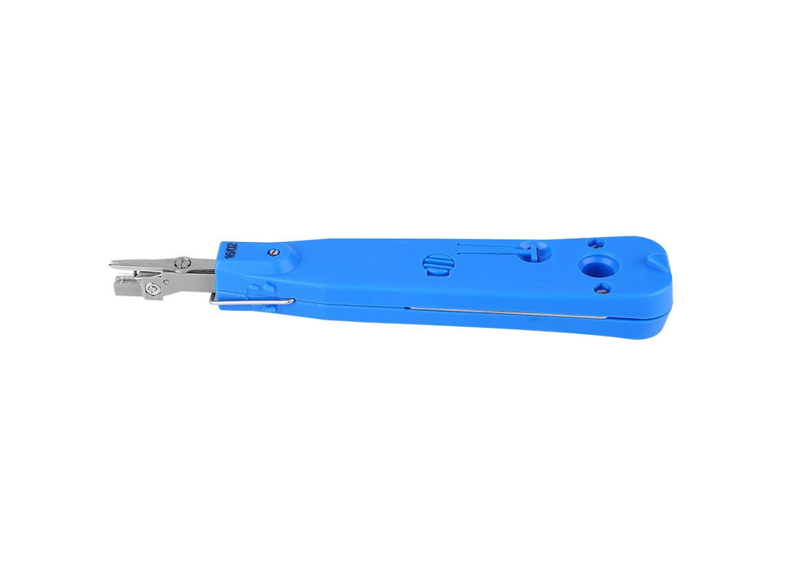 Herramienta De Impacto Para Cableado De Red En Acero De Alto Contenido De Carbono De 175 Mm (azul)