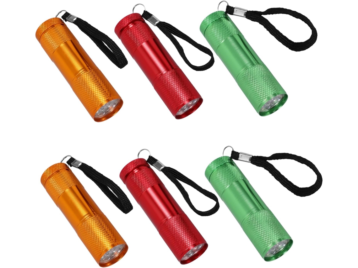 Linterna Led Mini De 6 Piezas Para Camping De Emergencia Portátil