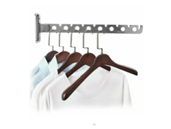 Tendedero de ropa plegable de acero inoxidable Truyuety
