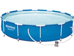 Piscina Hinchable BESTWAY Piscina Bestway Steel Pro + bomba de filtración 366 x 76 cm
