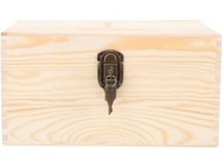 Caja De Donaciones De Madera Con Cerradura, Caja De Recogida 29x20,5x16 Cm