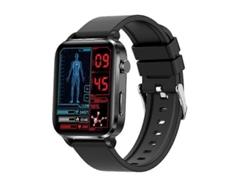 Reloj inteligente de 1,7 pulgadas con monitorización de temperatura corporal las 24 horas, PPG, frecuencia cardíaca y presión arterial. Ly Ebike