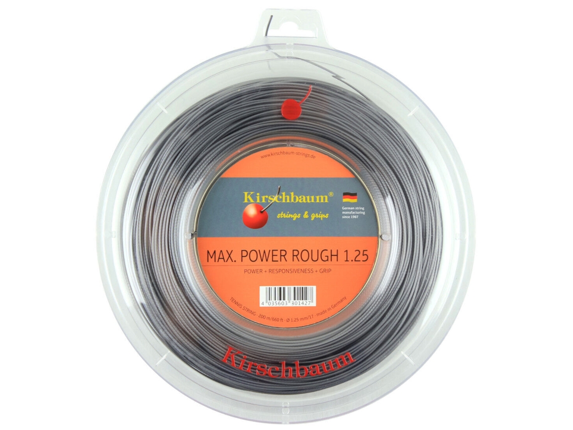 Cuerdas de tenis KIRSCHBAUM Max Power Rough 200 m