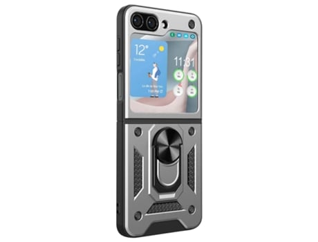 Funda para Samsung Galaxy Z Flip 5 AVIZAR Plateado