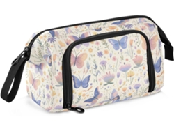 Besportble Estuche De Gran Capacidad Con Compartimento Para La Escuela Y Tela De Nailon Resistente Y Una Cr...